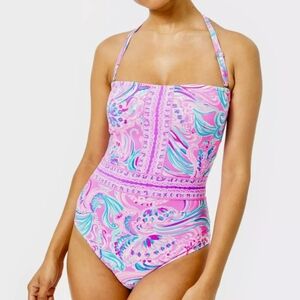 NWT Lilly Pulitzer Justine One Piece Swimsuit Size 8
